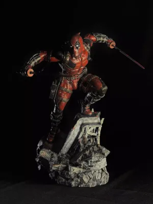 Deadpool Crimson Armor Edition Premium Format Figure